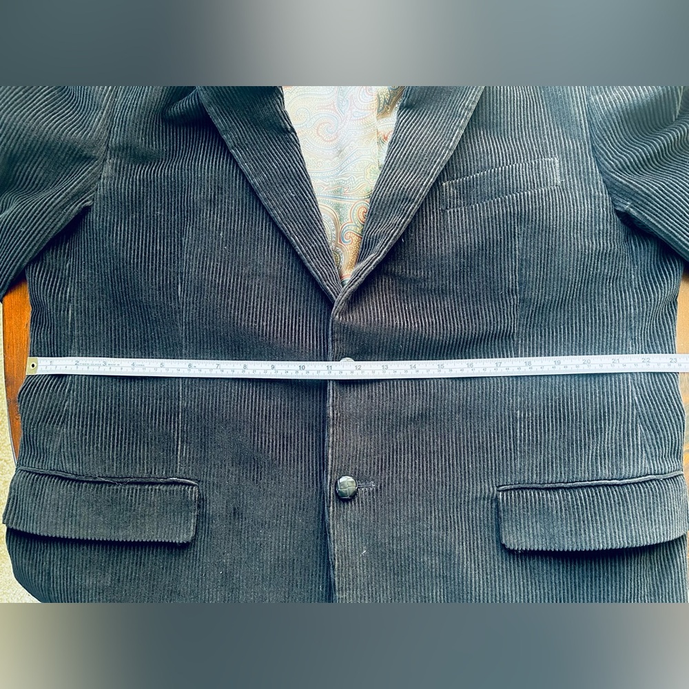 Ralph Lauren Black Corduroy Blazer - Picture 5 of 5